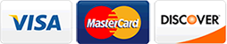 Now accepting Visa, Mastercard, and Discover payments