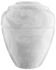 White Carrera Keepsake Vase Urn