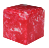 Cherry Red Cube Urn