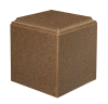 Walnut Cube Urn