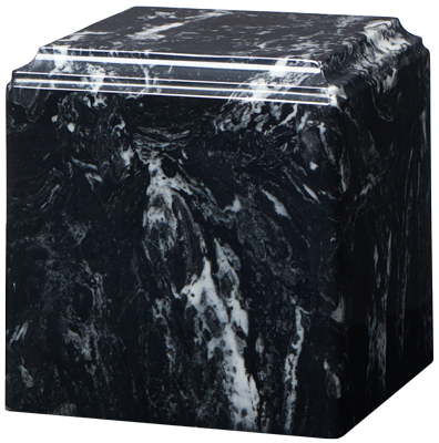 Black Marlin Cube Urn