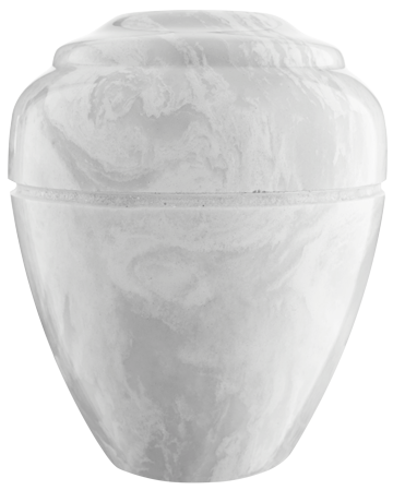 White Carrera Keepsake Vase Urn