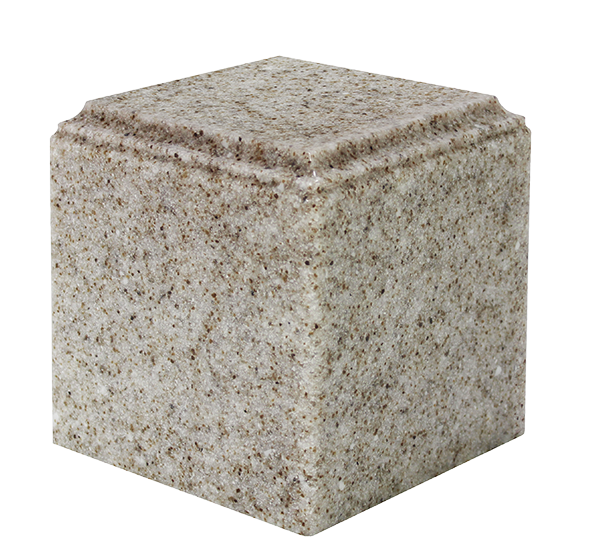 Sandstone Cube Urn