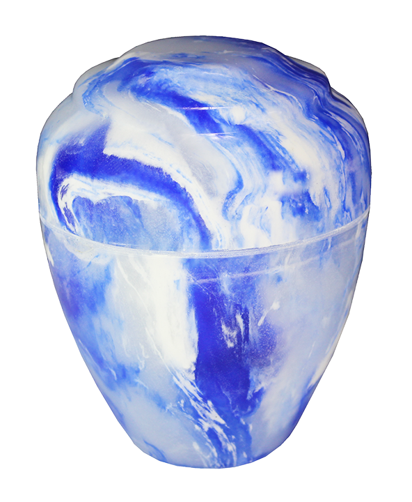 Blue Onyx Keepsake Vase Urn