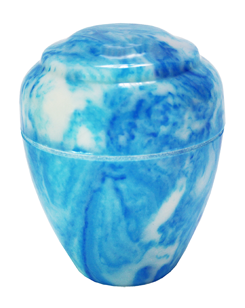 Sky Blue Keepsake Vase Urn