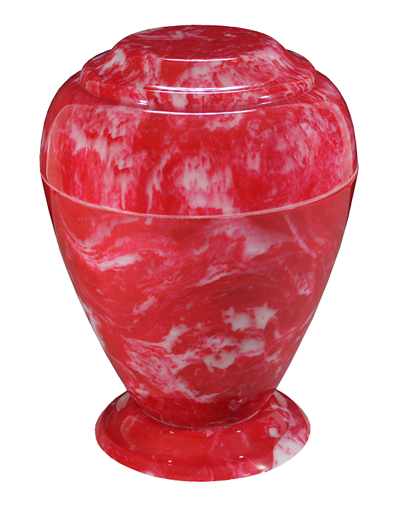 Cherry Red Georgian Vase Urn