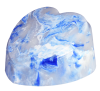 Blue Onyx Heart Urn